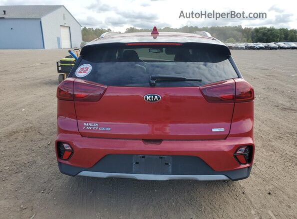 KNDCC3LC9L5400111 2020 KIA NIRO Red Հետևի տեսք