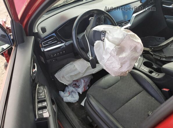 KNDCC3LC9L5400111 2020 KIA NIRO Red Առջևի վահանակի տեսք