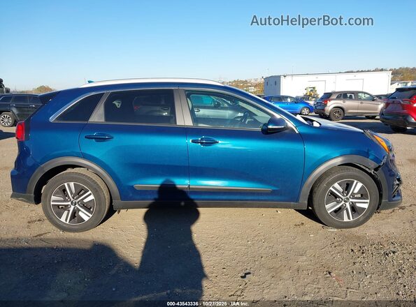 KNDCD3LD0M5484875 2021 KIA NIRO PLUG-IN HYBRID Dark Blue Սալոնի հետևի տեսք
