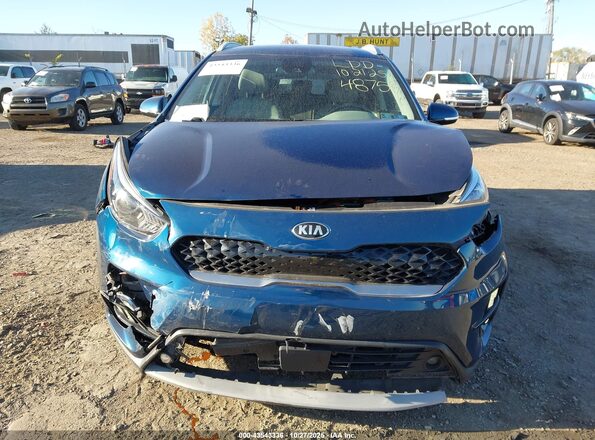 KNDCD3LD0M5484875 2021 KIA NIRO PLUG-IN HYBRID Dark Blue Դիմացի տեսք