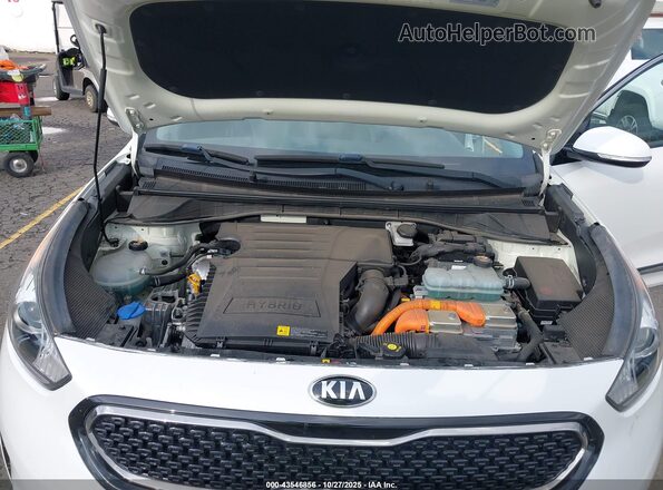 KNDCE3LC9K5224993 2019 KIA NIRO White Widok z tyłu