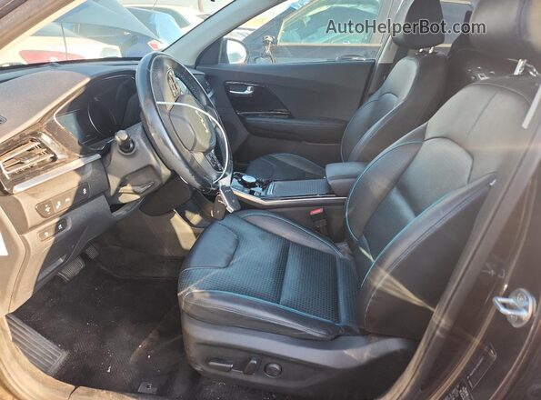 KNDCE3LG2N5134947 2022 KIA NIRO Gray წინა სალონის ხედი