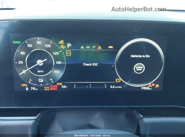 KNDCT3L1XR5089764 2024 KIA NIRO EV Белый Вид задних сидений