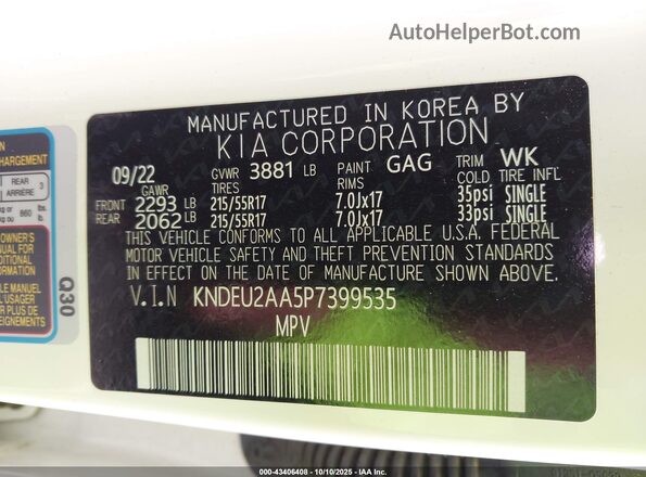 KNDEU2AA5P7399535 2023 KIA SELTOS Белый Вид подкапотного пространства