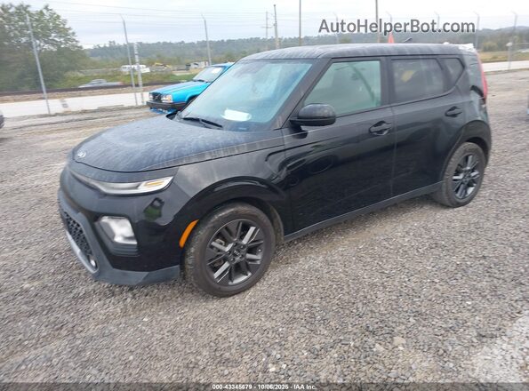 KNDJ33AU4L7122595 2020 KIA SOUL Black Առջևի ձախ երեք քառորդ տեսարան
