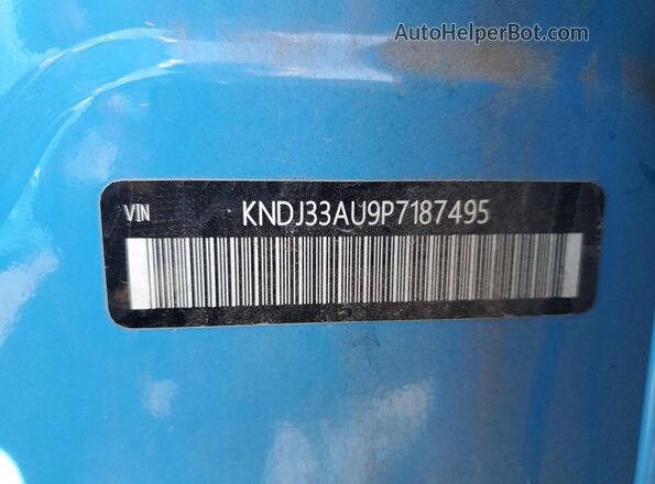 KNDJ33AU9P7187495 2023 KIA SOUL Blue 