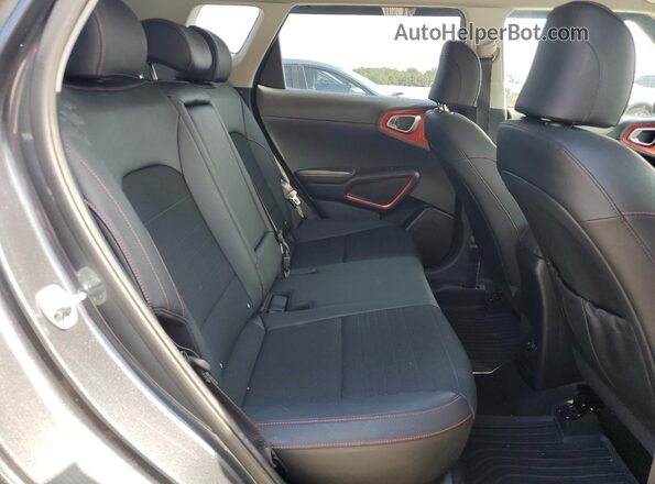 KNDJ53AF1L7005763 2020 KIA SOUL Gray Rear seats view
