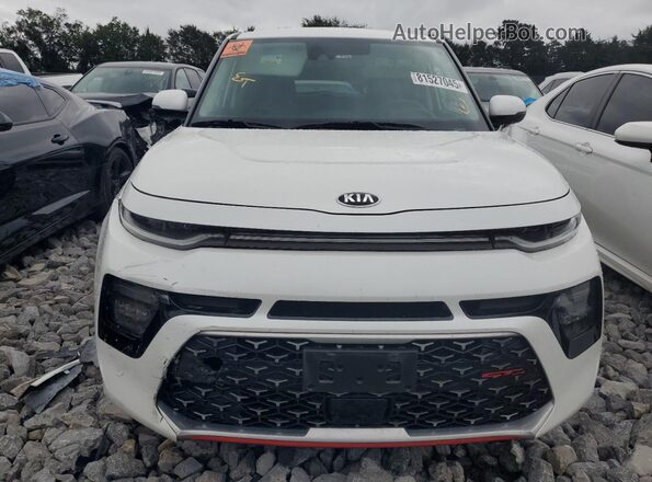 KNDJ53AF2L7700267 2020 KIA SOUL White წინა ხედი