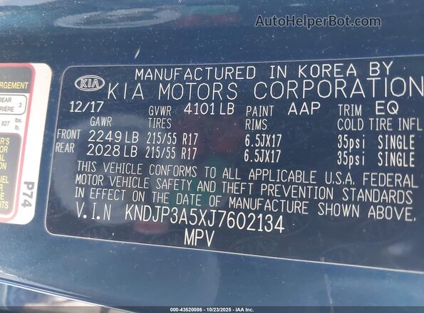 KNDJP3A5XJ7602134 2018 KIA SOUL Green 