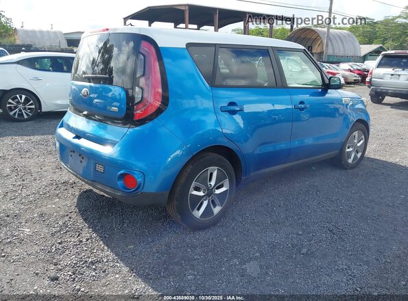 KNDJP3AE0H7019162 2017 KIA SOUL EV Blue Rear right