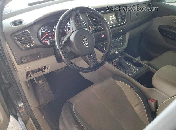 KNDMB5C10H6311000 2017 KIA SEDONA Black Dashboard view