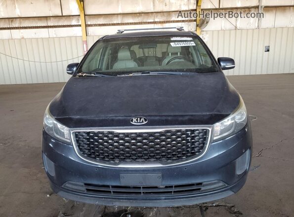 KNDMB5C10H6311000 2017 KIA SEDONA Black Front view