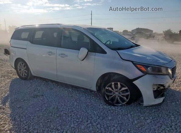 KNDMB5C10K6530885 2019 KIA SEDONA White Przód prawy