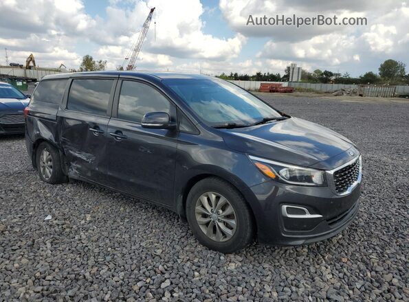 KNDMB5C10K6569234 2019 KIA SEDONA Black Front right
