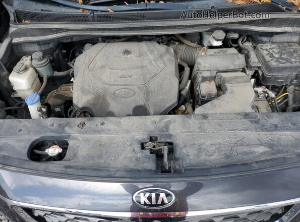 KNDMB5C10K6569234 2019 KIA SEDONA Black Engine compartment view