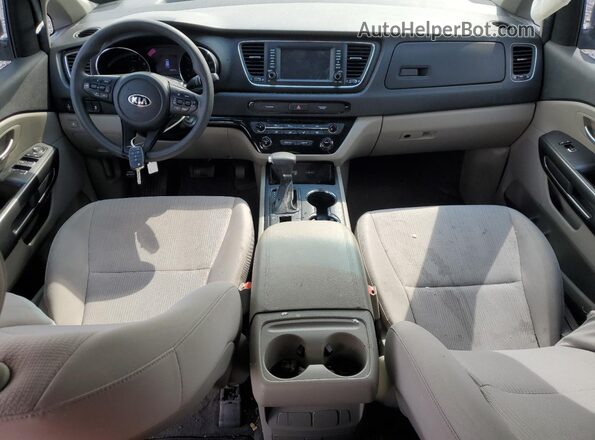 KNDMB5C10K6569234 2019 KIA SEDONA Black Dashboard view