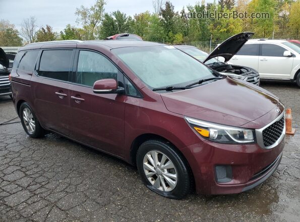 KNDMB5C11J6386407 2018 KIA SEDONA Maroon 