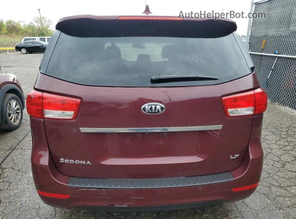 KNDMB5C11J6386407 2018 KIA SEDONA Maroon 