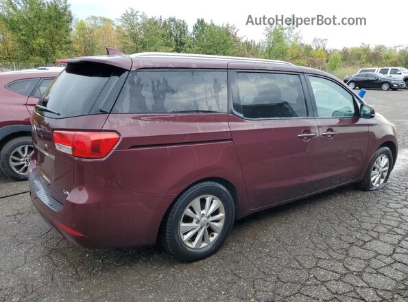 KNDMB5C11J6386407 2018 KIA SEDONA Maroon 