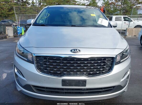 KNDMB5C11K6515943 2019 KIA SEDONA Silver ხელსაწყოთა პანელის ხედი