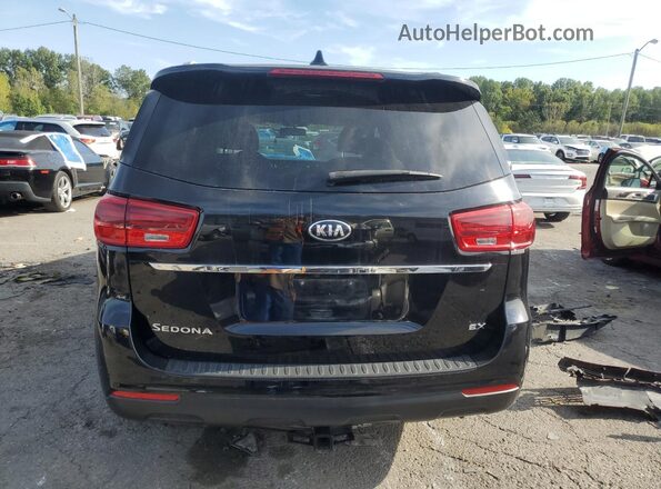 KNDMB5C12K6493354 2019 KIA SEDONA Black Widok z tyłu