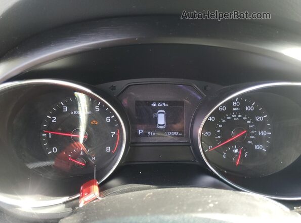 KNDMB5C12K6493354 2019 KIA SEDONA Black Widok zestawu wskaźników