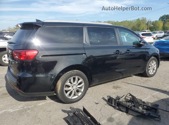 KNDMB5C12K6493354 2019 KIA SEDONA Black Tył prawy