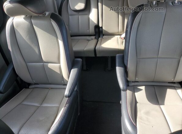 KNDMB5C12K6493354 2019 KIA SEDONA Black Widok tylnych siedzeń