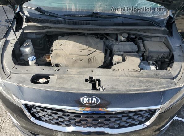 KNDMB5C12K6493354 2019 KIA SEDONA Black Widok komory silnika