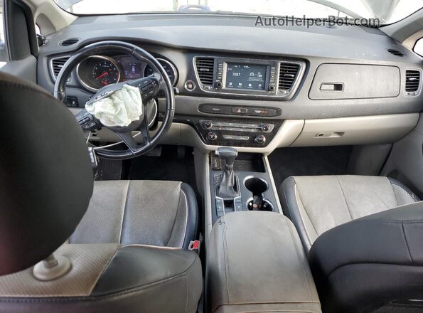 KNDMB5C12K6529110 2019 KIA SEDONA Black Առջևի վահանակի տեսք