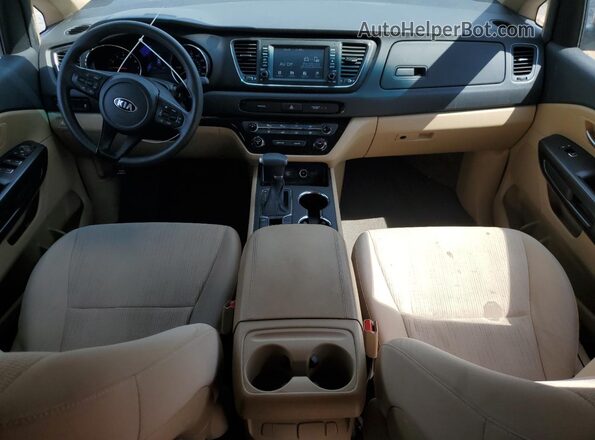 KNDMB5C12L6618130 2020 KIA SEDONA Blue Widok deski rozdzielczej