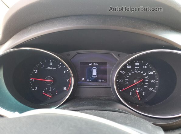 KNDMB5C12L6618130 2020 KIA SEDONA Blue Widok zestawu wskaźników