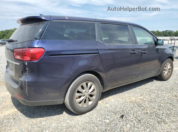 KNDMB5C12L6618130 2020 KIA SEDONA Blue Tył prawy