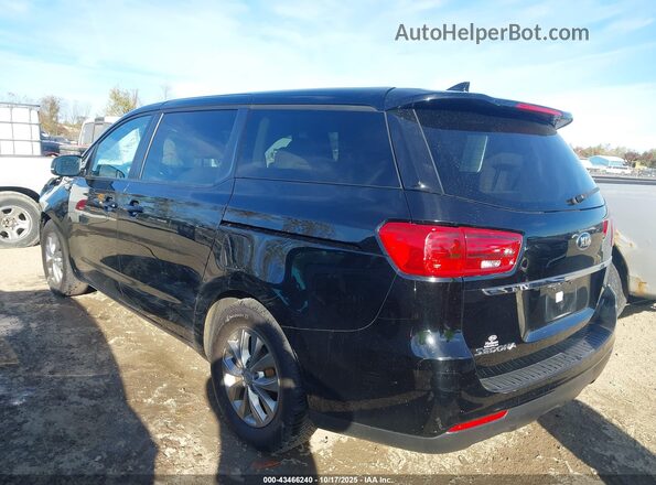 KNDMB5C14L6599824 2020 KIA SEDONA Black უკანა მარცხენა