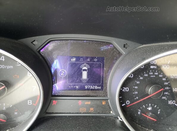 KNDMB5C15H6339150 2017 KIA SEDONA Brown Вид щитка приладів