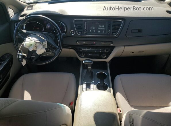 KNDMB5C15L6568923 2020 KIA SEDONA Угольный Вид панели приборов