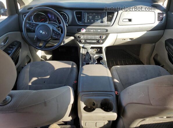 KNDMB5C16L6633312 2020 KIA SEDONA Gray Dashboard view