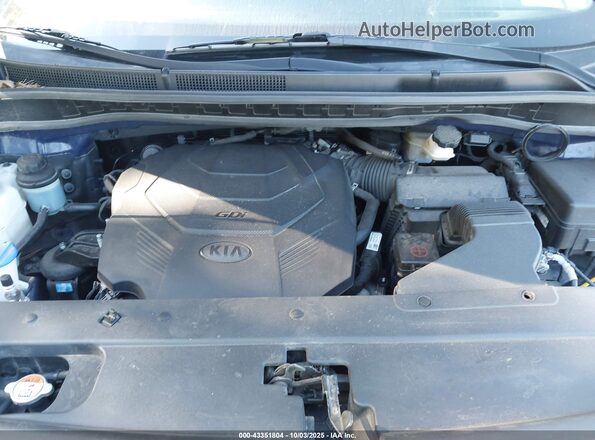 KNDMB5C16L6646402 2020 KIA SEDONA Dark Blue Вид ззаду