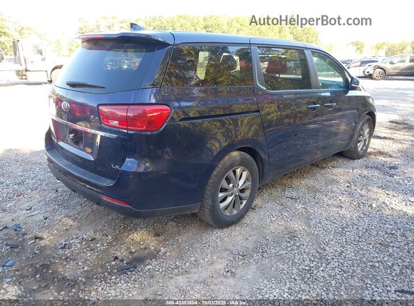 KNDMB5C16L6646402 2020 KIA SEDONA Dark Blue Задня права чверть