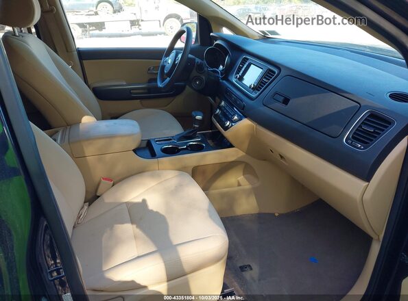 KNDMB5C16L6646402 2020 KIA SEDONA Dark Blue Вид салону спереду