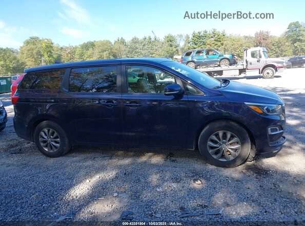 KNDMB5C16L6646402 2020 KIA SEDONA Dark Blue Вид задньої частини салону