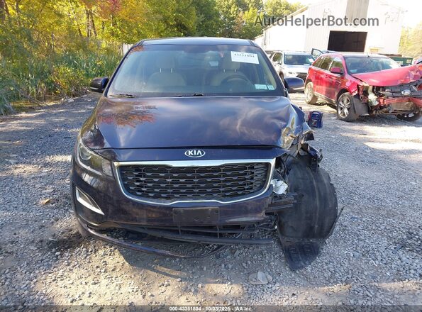 KNDMB5C16L6646402 2020 KIA SEDONA Dark Blue Вид щитка приладів