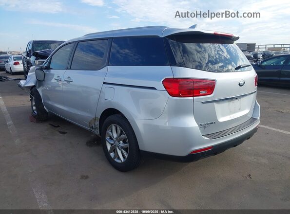 KNDMB5C17K6515929 2019 KIA SEDONA Silver Tył lewy