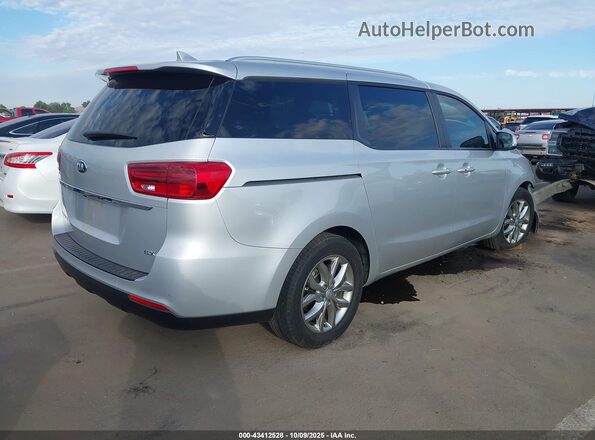 KNDMB5C17K6515929 2019 KIA SEDONA Silver Tył prawy