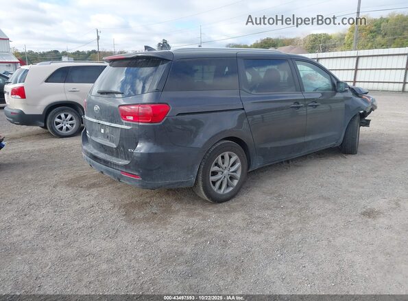 KNDMB5C17M6674176 2021 KIA SEDONA Black Tył prawy