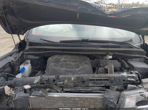 KNDMB5C17M6674176 2021 KIA SEDONA Black Widok z tyłu