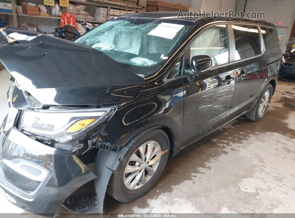 KNDMB5C18L6618794 2020 KIA SEDONA Black Передня ліва чверть