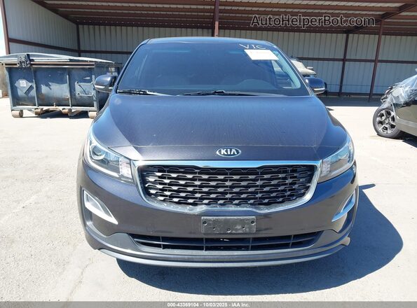 KNDMB5C18L6653478 2020 KIA SEDONA Gray Widok zestawu wskaźników