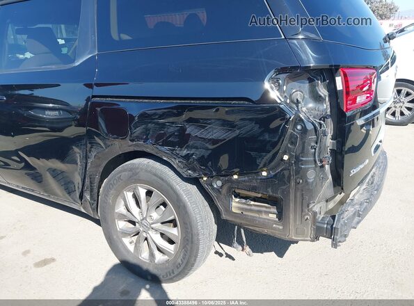 KNDMB5C1XK6509817 2019 KIA SEDONA Black წინა ხედი