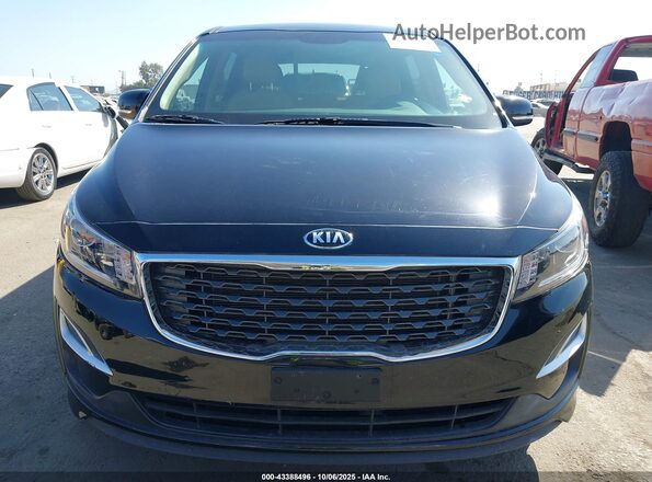 KNDMB5C1XK6509817 2019 KIA SEDONA Black უკანა სალონის ხედი